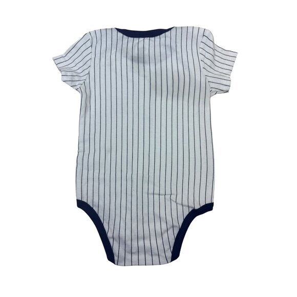 Baby Boy Baseball-Themed Short-Sleeve Bodysuit Set Soft Set Of 5 Sz 12M- New - Picture 8 of 15